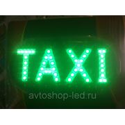 Светодиодное табло TAXI (такси) цвет-зеленый фото