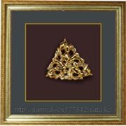 Фарфоровый сувенир с нанесеньем жидкого золото