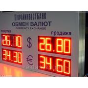 Светодиодное табло Обмен валют фото