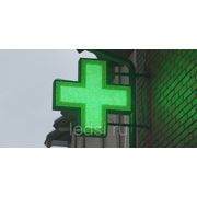 Светодиодный крест зеленый фото