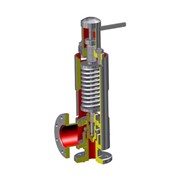 Т-132мс - клапан предохранительный пружинный с демпфером