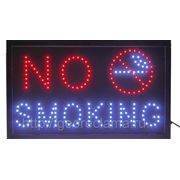 Светодиодная вывеска “No smoking“ фото