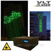 Лазерный проектор для рекламы (всепогодный, V покол.) Зеленый, 1200мвт. Роботизация, интернет управ. 3D софт. фото