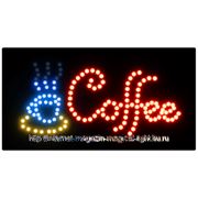 Светодиодная табличка “Coffee“ фотография