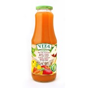 Сок морковно - айвово - яблочный с мякотью Vita Premium фото
