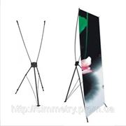 Мобильный баннерный стенд «паук» 1600х600 ( x banner) фотография