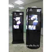 Рекламные экраны (стойки) с монитором и плеером в комплекте фото