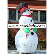 Новогодняя надувная фигура “Снеговик“ фото