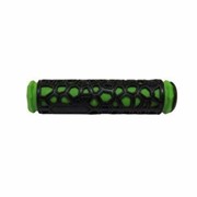 Ручки 00-170488 на руль H106 резиновые “паутина“130мм черно-зеленые фотография