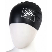 Шапочка для плавания Fashy Silicone Cap Jumper-logo 3015-12 черный фотография