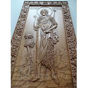 Икона резная мерная-Святой Иоанн Предтеча фото