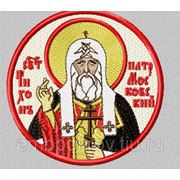 Икона СВ Тихон патриарх Московский - дизайн для машинной вышивки фотография
