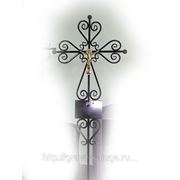 Крест крученый, металлический. фото