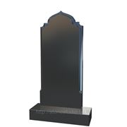 Памятник фигурный эконом №6 черный гранит (комплект) фотография