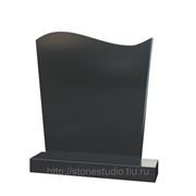 Памятник фигурный №50 черный гранит (комплект) фотография