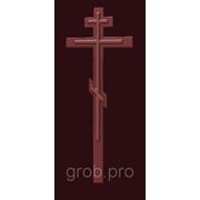 Крест надгробный “с накладкой“ фото