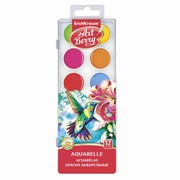 Краски акварельные ERICH KRAUSE Artberry, 12 цветов, медовые, без кисти, пластиковая коробка, 41724, (10 шт.) фотография