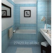 Кафель для ванной Венера голубая фото