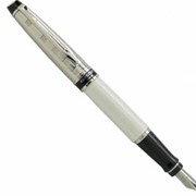 Ручка Waterman Expert Deluxe White CT FP F