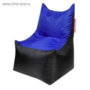 Кресло - мешок «Трон», ширина 70 см, глубина 70 см, высота 110 см, цвет синий фото
