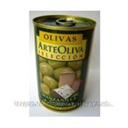 Оливки Arte Oliva зеленые с сыром 314мл фотография