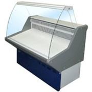 Витрина холодильная ВХН-1,2 Нова (с гнутым стеклом,нержавейка) фотография