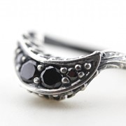 Обручальное кольцо “Бесконечная ночь“ от WickerRing фотография
