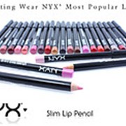 Карандаш для губ NYX Slim Lip Pencil - оттенки в ассортименте