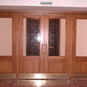 Входные массивные двери фото