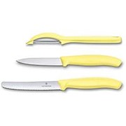 Набор из 3 ножей VICTORINOX Swiss Classic: нож для овощей, столовый нож 11 см, нож для овощей 8 см (60523) фото