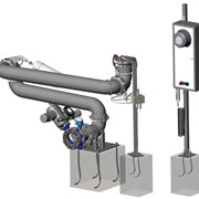 Установка нижнего слива с автоматизацией фото