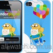 Чехол на iPhone 4 Adventure time. Finn and Jake v3 “2453c-15“ фото