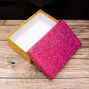 Коробка квадратная “Переливы“,29,5 х 29,5 х19 см,3765 фотография