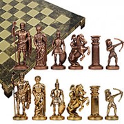 Шахматы "Античные войны" 44x44x3.0;H=6.5 см. арт.MP-S-10-С-44-B