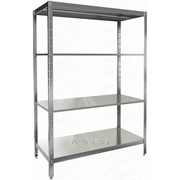 Стеллаж нержавеющий кухонный усиленный Hicold НСКУ-19/4 фото