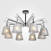 Потолочная люстра Eurosvet Alicante 60082/8 хром фото