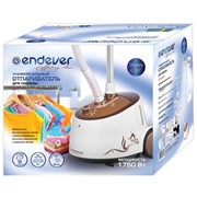 Отпариватель напольный Endever Odyssey Q-307 1750Вт коричневый/белый фото