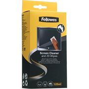 Fellowes FS-99701 Спрей для чистки экранов 120 мл. и 20 абсорбирующих салфеток фотография