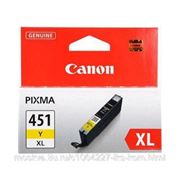 Canon CLI-451Y XL Картридж для MG6340, MG5440, IP7240 Жёлтый 665 страниц. 6475B001 (арт. 6475B001) фотография