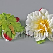Тканевый цветок с тычинками d8 см уп/25шт 4103 фотография