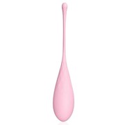 Розовый силиконовый вагинальный шарик со шнурком фотография