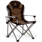 Кресло туристическое с жестким поручнем размер 62х50х47/104см, алюм/сталь d22мм фото