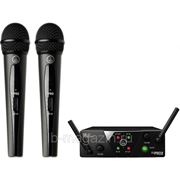 AKG WMS40 Mini2 Vocal Set BD US45A/C вокальная радиосистема с 2-мя ручными передатчиками, капсюль D88 фото