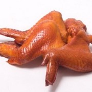 Крыло куриное копчено-вареное охлажденное в вакуумной упаковке, весовое фото