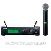 Микрофон, Радиомикрофон SHURE Beta 58A-SLX4 Вокальный радиомикрофон мікрофон фотография