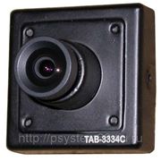 Цветная миниатюрнаяквадратная видеокамера TAB-3334C фото