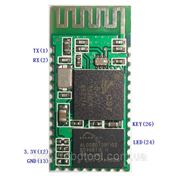 Bluetooth передатчик в Serial(COM-PORT) модуль PCB RS232 TLL RX TX GND KEY LED 3.3v фото