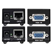 VGA-CAT5 - комплект для передачи VGA сигнала по витой паре (5 Cat) на 120 м. фотография