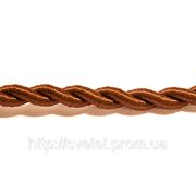 Витой декоративный кабель в шелковой оплетке (коричневый) Cordon D'or фото