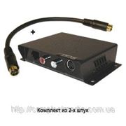 TTP111SAV-K удлинитель S-video сигнала и стерео аудиосигнала по витой паре до 300м фото